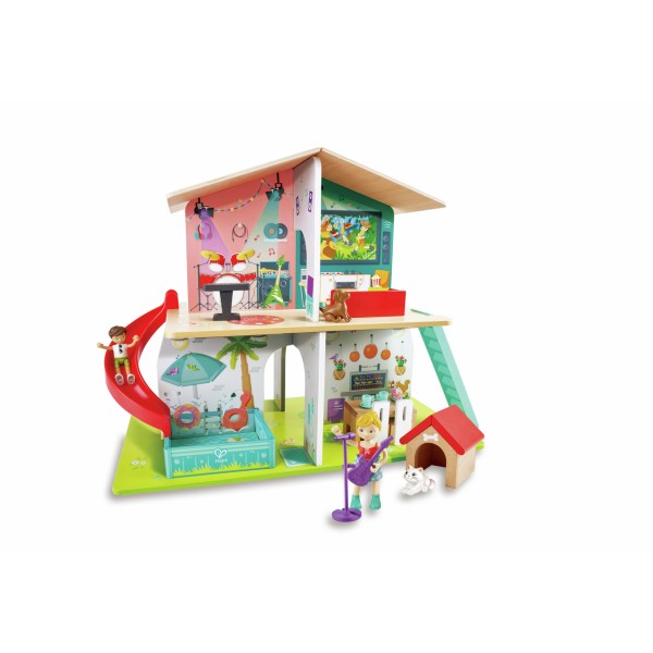 Hape Rock & Slide House- Sound Effects Toy for Baby - E3411-T Hape Rock & Slide House- Sound Effects Toy for Baby - E3411-T