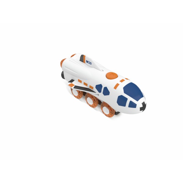 Hape Dual-Mode Space Shuttle Toy for Baby - E3872-T