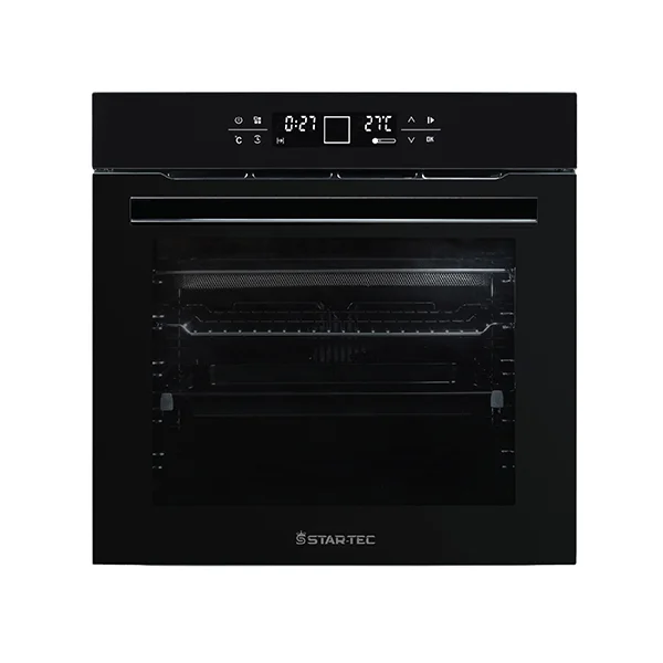 Startec Built-In 60cm Electric Oven, Black - E75311B-G1G1F1