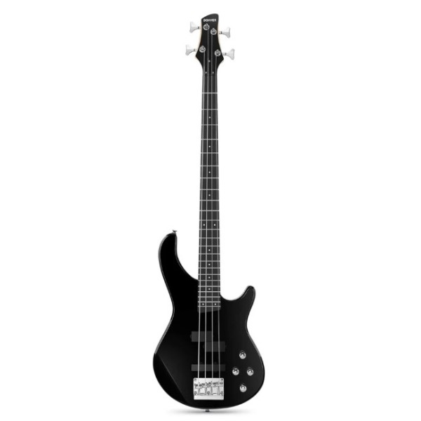 Donner DPJ-100-B Electric Bass Guitar, Black - EC1386