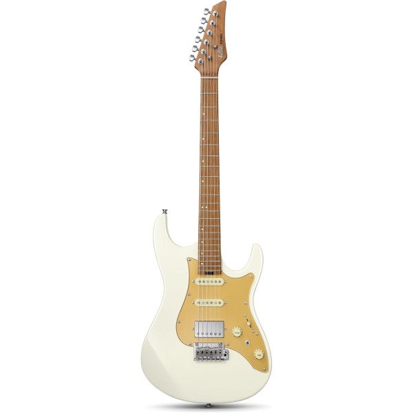 Donner DST-550 ST Electric Guitar, White - EC6945