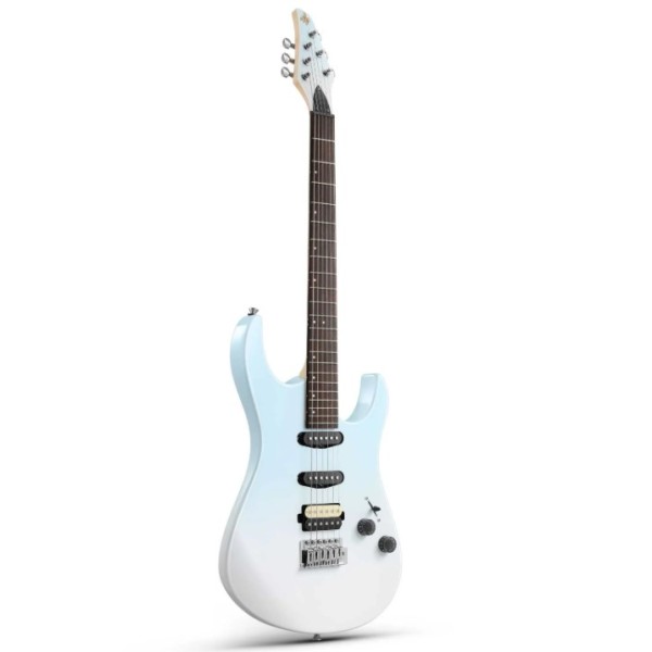 Donner DMT-66 Electric Guitar, Blue-White Gradient - EC7067