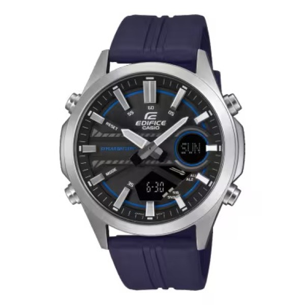 Casio Edifice Resin Band, Analog-Digital Watch for Men - EFV-C120P-1A2DF
