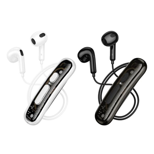 Hoco Graceful Lavalier Bluetooth Earphone, Black - ES77