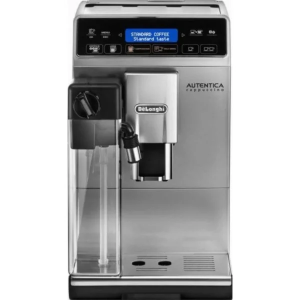 De'Longhi Autentica Cappuccino Fully Automatic Coffee Machine, Espresso Maker - Silver/Black - ETAM29.660