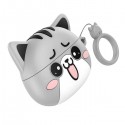 HOCO Cute Cat True Wireless Stereo Headset, Gray - EW48-G