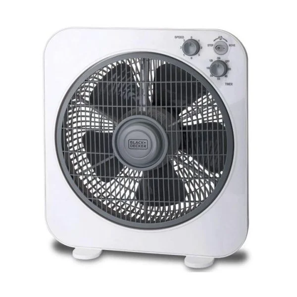 Black & Decker 12-inches Box Fan, White - FB1220-B5