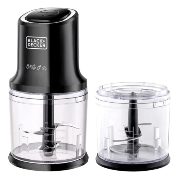 Black & Decker 500W Vertical Chopper with 500ml Jar - FC500J-B5