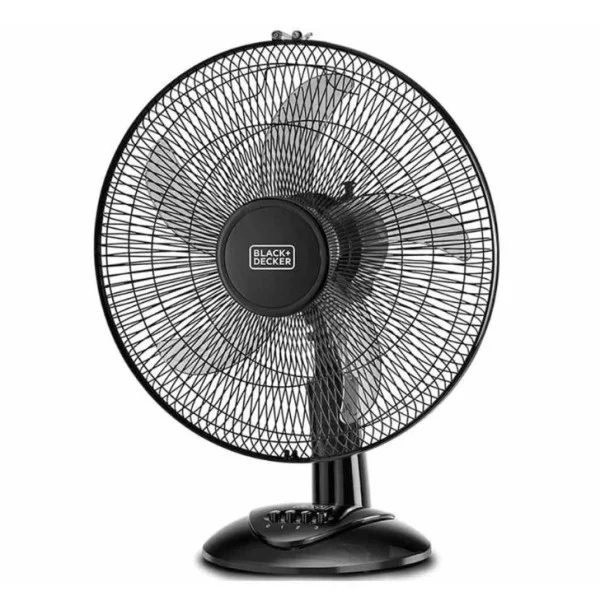 Black & Decker 16-inch, 60W Desk Fan, Black - FD1620-B5