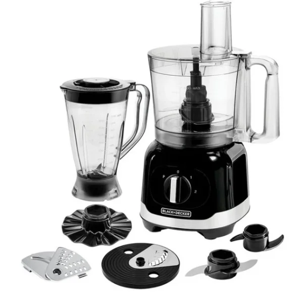 Black & Decker 800W Multifunction Food Processor, Black - FX830-B5