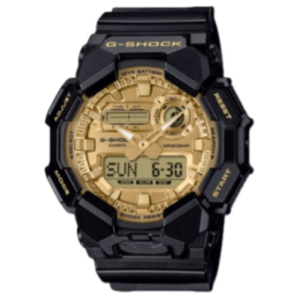 Casio G-Shock Black Band Analog-Digital Watch for Men - GA-010GGB-1A9DR