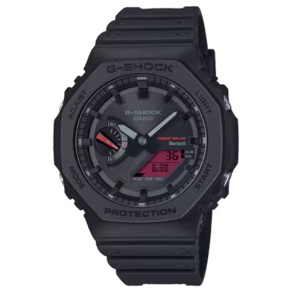 Casio G-Shock, Black Band Bluetooth Analog-Digital Watch for Men - GA-B2100BBR-1ADR