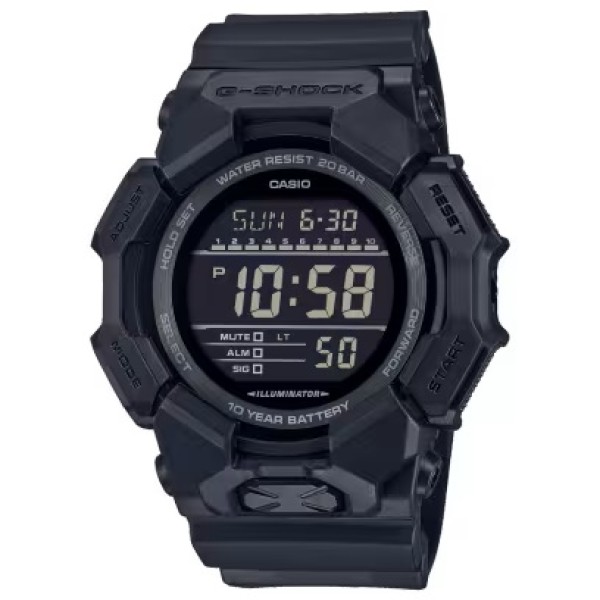 Casio G-Shock Black Band, Digital Watch for Men - GD-010-1A1DR