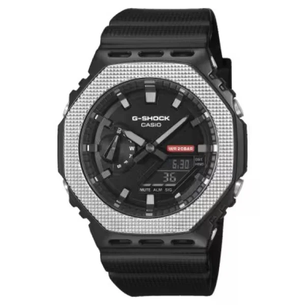 Casio G-Shock Black Band Analog-Digital Watch for Men - GM-2100BM-1ADR