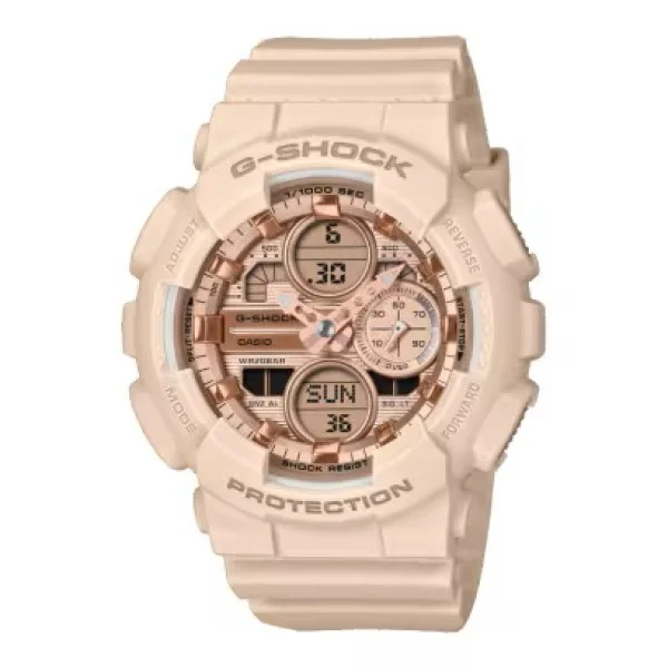 Casio G-Shock Analog-Digital Watch for Women - GMA-S140PG-4ADR