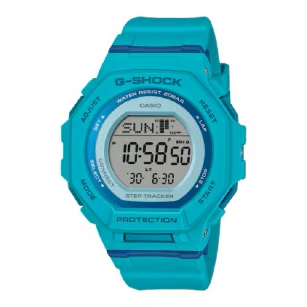 Casio G-Shock Blue Band, Digital Bluetooth Watch for Women - GMD-B300SC-2DR