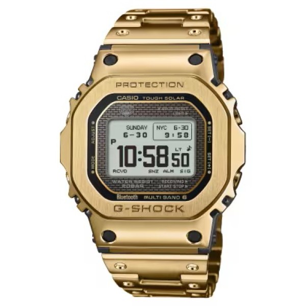 Casio G-Shock Full Metal Gold Stainless Steel Band Digital Watch for Men - GMW-BZ5000GD-9DR
