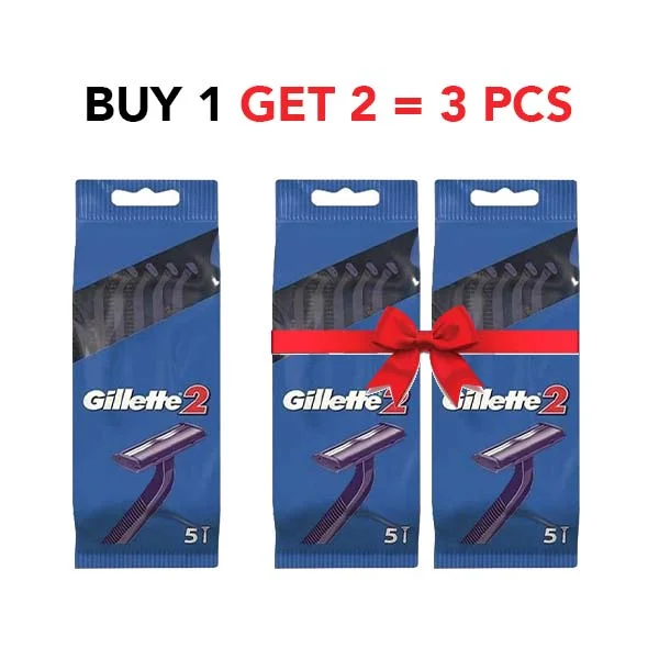 Gillette Disposable Razor Pack of 5 - BUY 1 GET 2 FREE