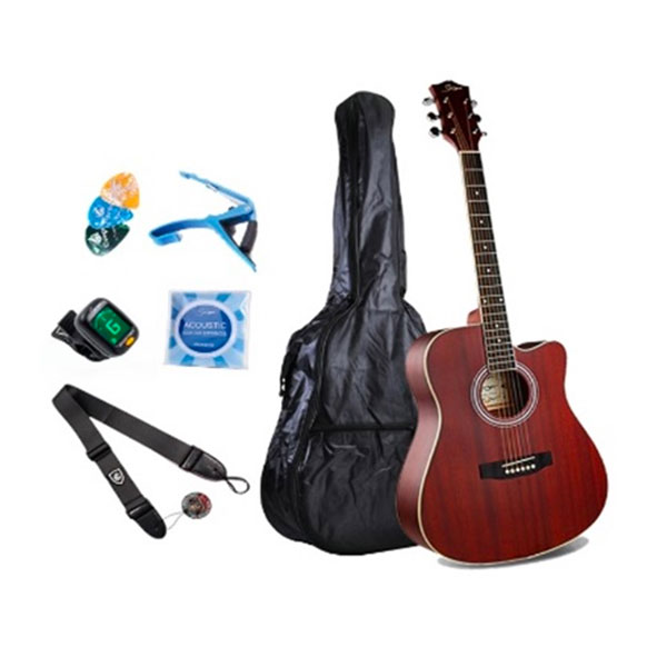 SMIGER Acoustic Guitar Pack, 41&rdquo; - GA-411