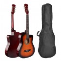 ENJOY Basswood 38” Acoustic Guitar For Beginners, Sunburst - MY-38C-SUNBURST