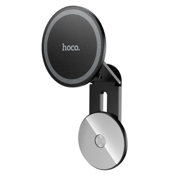 Hoco Stable Magnetic Sync Screen Phone Holder, Black - H93