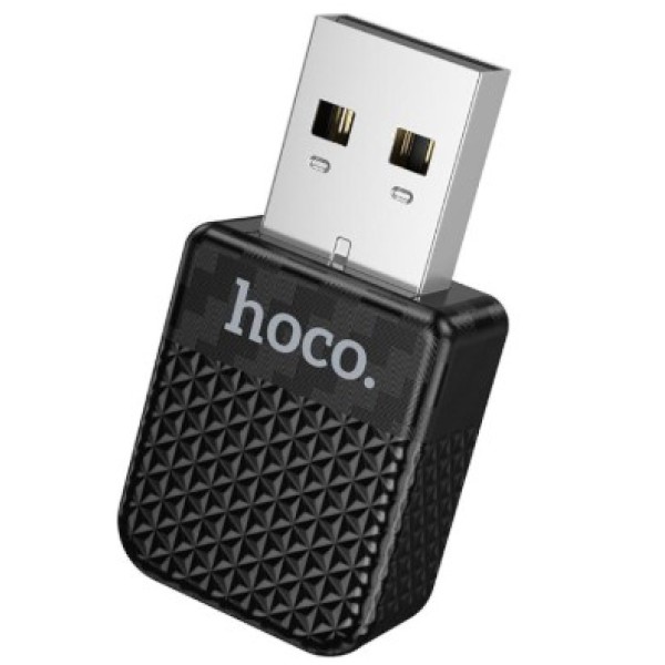 Hoco Tony USB-A Port Car Wireless CarPlay Adapter, Black - HU3