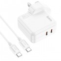 Hoco Wall Charger Dual Port PD35W Type-C With Cable Type-C Model: C110B C