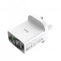 Hoco Wall Charger 3 USB ports UK Model C48