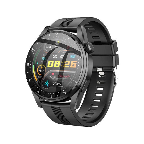 Hoco Smart Watch With Call Version - Black Color, Model: Y9
