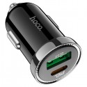 Hoco Car Charger Leading PD20W and QC3.0 Model: Z44