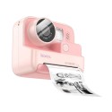 HOCO Kids Camera with Printer, Pink - DV200-P