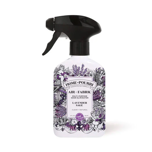 Home-Pourri Home Spray, Multi-Purpose Odor Eliminator for Air & Fabric - Lavender Sage Scent, 325 ml
