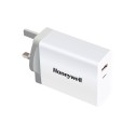 HONEYWELL Zest Dual USB Wall Charger PD 60W, White - HC000016