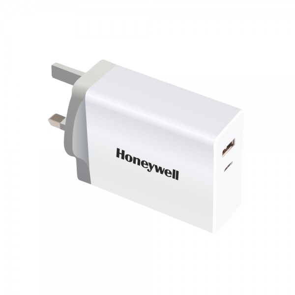 HONEYWELL Zest Dual USB Wall Charger PD 60W, White - HC000016