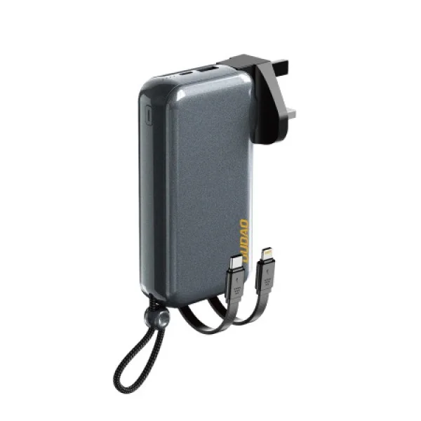 Dudao 2-in-1 10,000mAh 3-Plug Power bank with Cables - K25