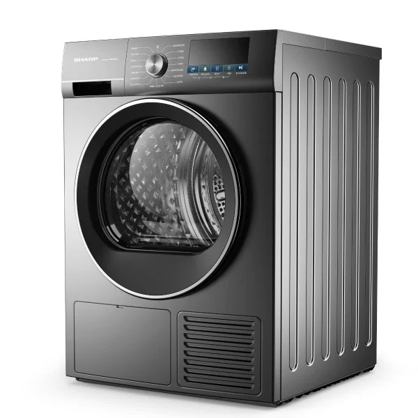 Sharp Front Load Heat Pump Dryer 10KG, Silver - KD-FHP1010DS-S-K