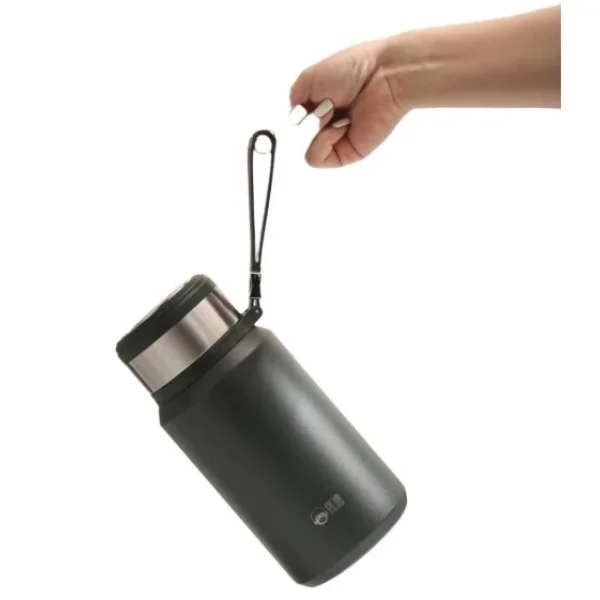 D.kadi 1.4Liter Capacity, Vacuum Bottle, Green - KD5202-1400