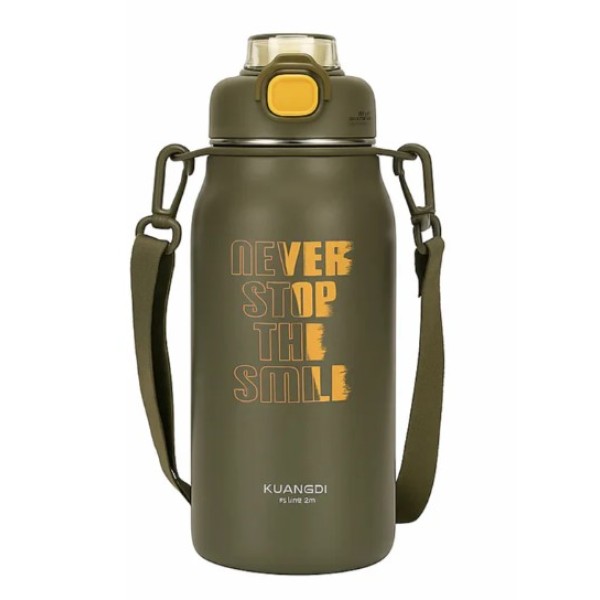 D.kadi 1800ml Capacity, Vacuum Bottle, Green - KD7050-1800G