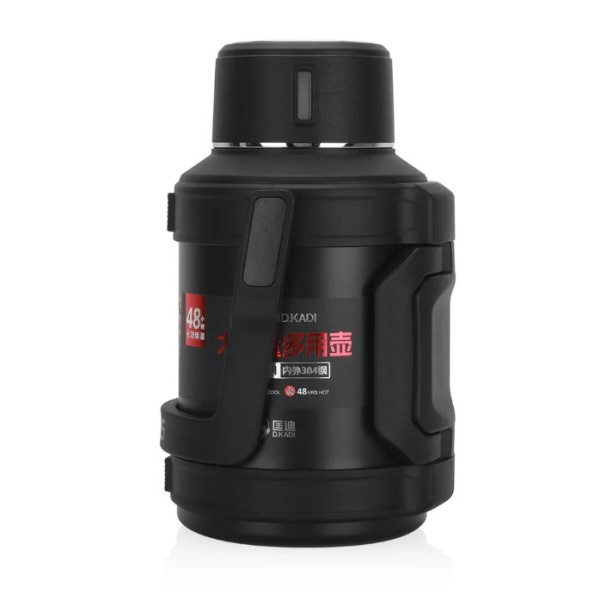 D.kadi 3Liter Capacity, Vacuum Bottle, Black - KD9058-3000Bl