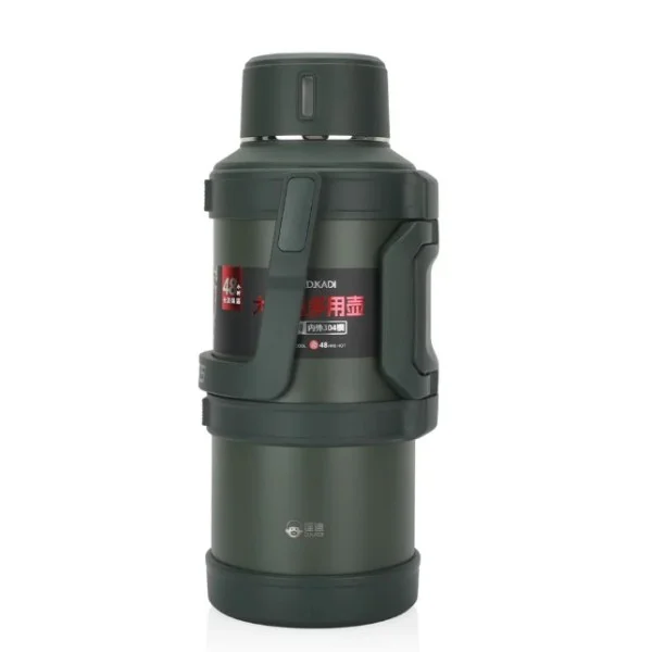D.kadi 5Liters Capacity, Vacuum Bottle, Green - KD9058-5000G