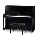 KAWAI Upright Piano with Bench, Black - K-400-M/PEP