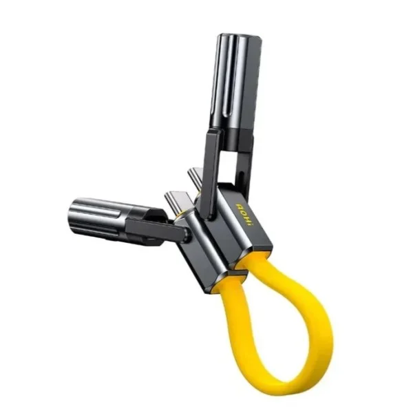 AOHi Prometheus 3-in-1 Titanium EDC Tool Cable - 240W / USB-C - AOC-L020
