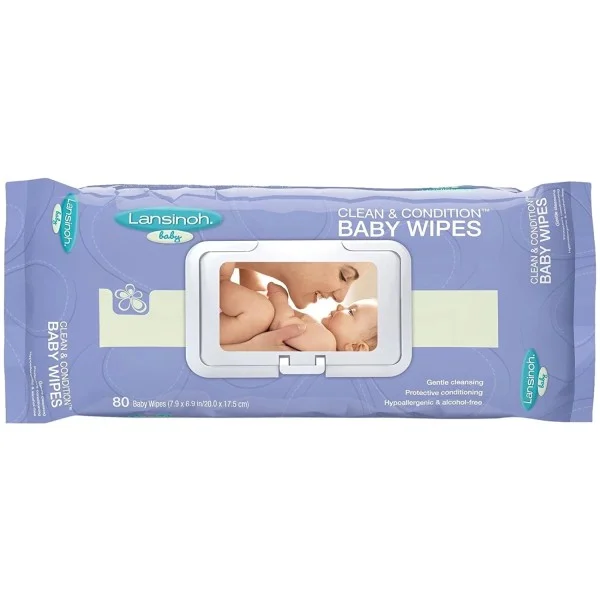 LANSINOH Wipes - 80 pcs
