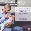 LANSINOH Feeding Bottle with NaturalWave - 160ml