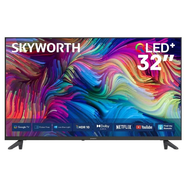 Skyworth 32-inch QLED HD Android Smart TV - LED-32Q5600H