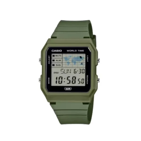 Casio Green Resin Band Youth Digital Watch for Unisex - LF-30W-3ADF