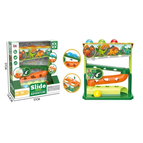 LM Toys Slide Track Adventure Drop Ball Tower for Toddlers - LM9003A