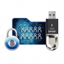 Lexar 256GB Fingerprint F35 USB 3.0 Flash Drive - LJDF35-256BBK