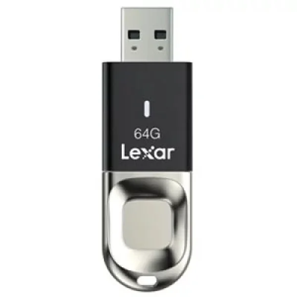 Lexar 64GB Fingerprint F35 USB 3.0 Flash Drive - LJDF35-64GBBK