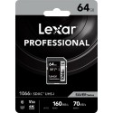 Lexar Professional 64GB, 1066X UHS-I SDXC Memory Card